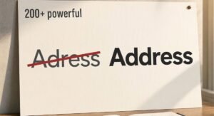 200+ powerful Adress or Address Which Spelling Is Correct?