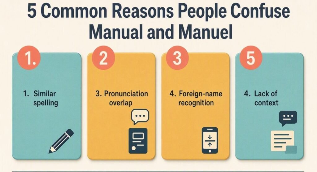 5 Common Reasons People Confuse Manual and Manuel
