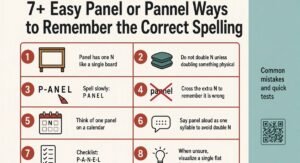 7+ Easy Panel or Pannel Ways to Remember the Correct Spelling