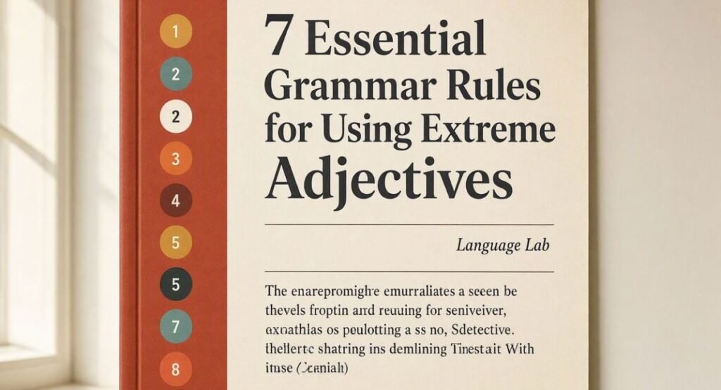7 Essential Grammar Rules for Using Extreme Adjectives