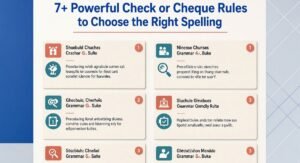 7+ Powerful Check or Cheque Rules to Choose the Right Spelling