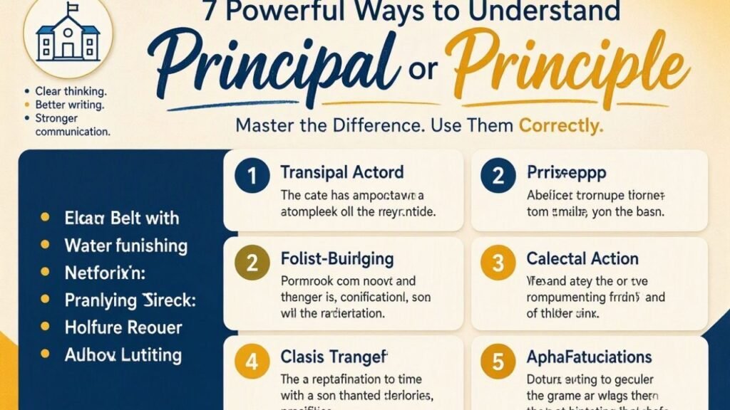 7 Powerful Ways to Understand Principal or Principle