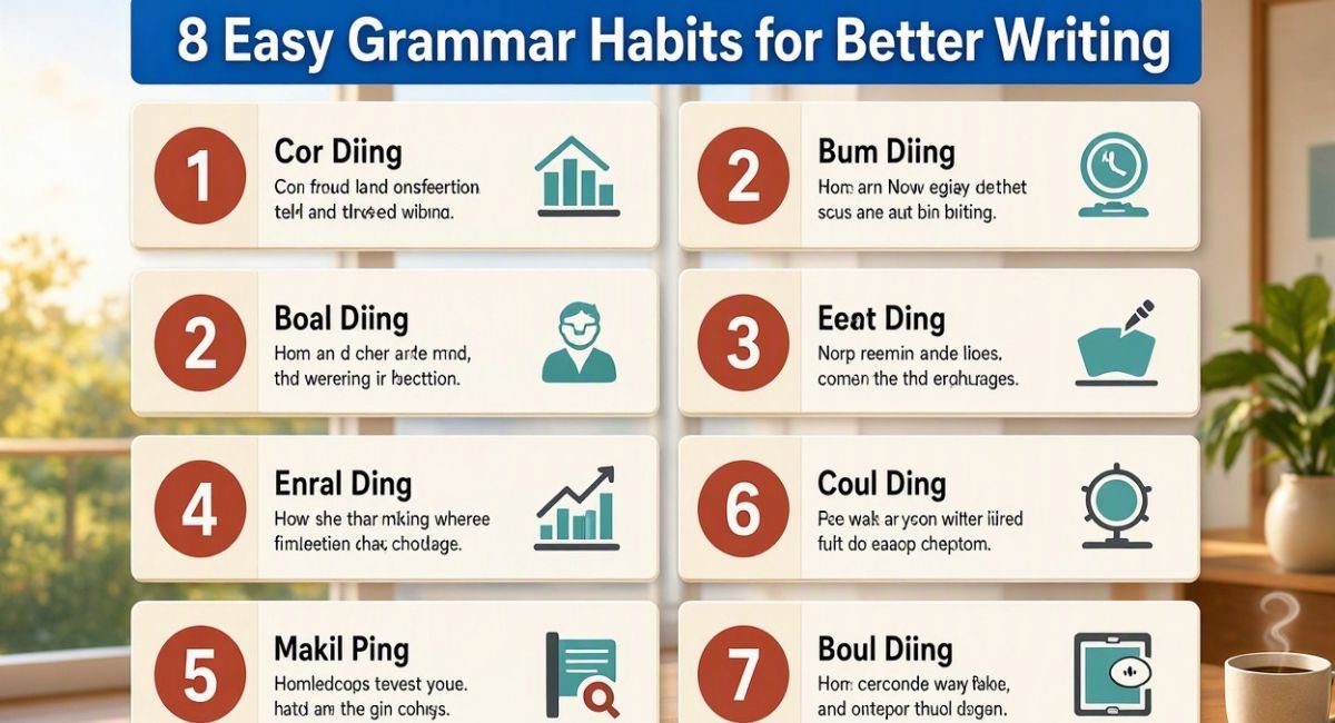 8 Easy Grammar Habits for Better Writing
