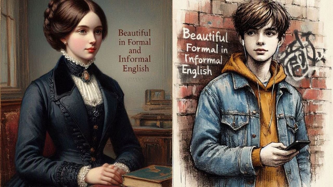 Beautiful in Formal and Informal English
