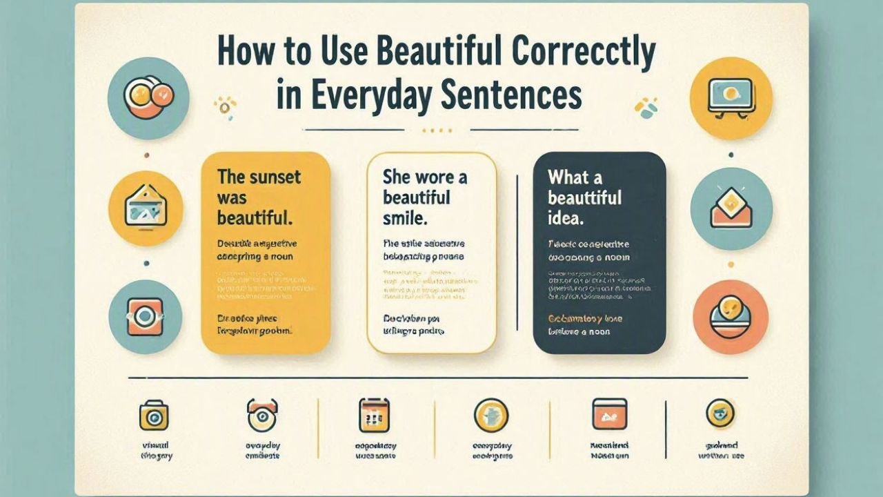 How to Use Beautiful Correctly in Everyday Sentences