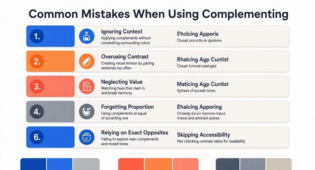 Common Mistakes When Using Complementing