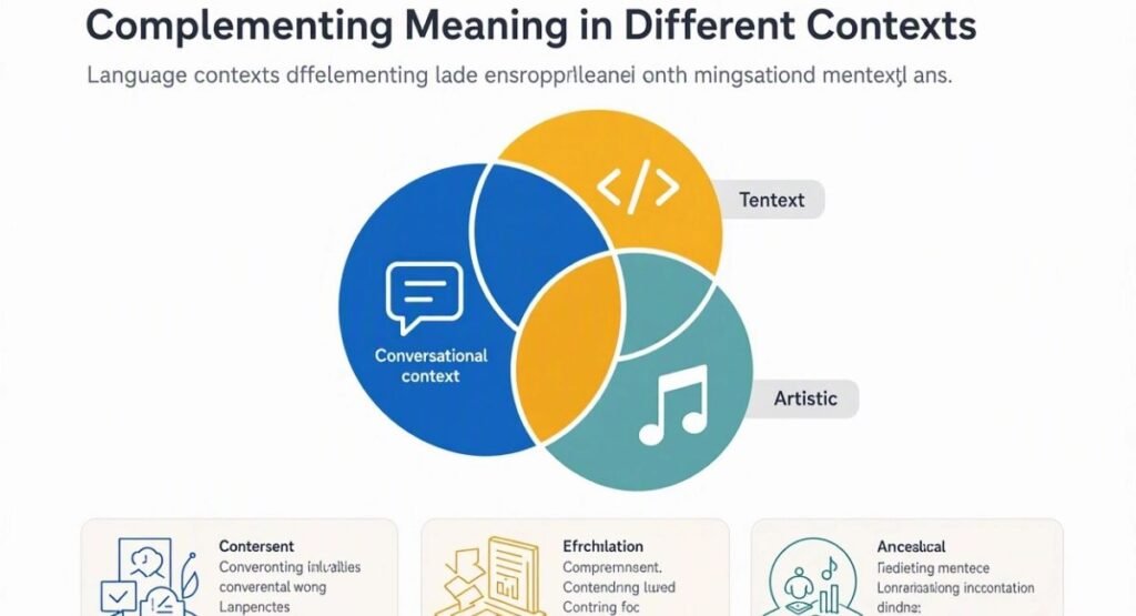 Complementing Meaning in Different Contexts