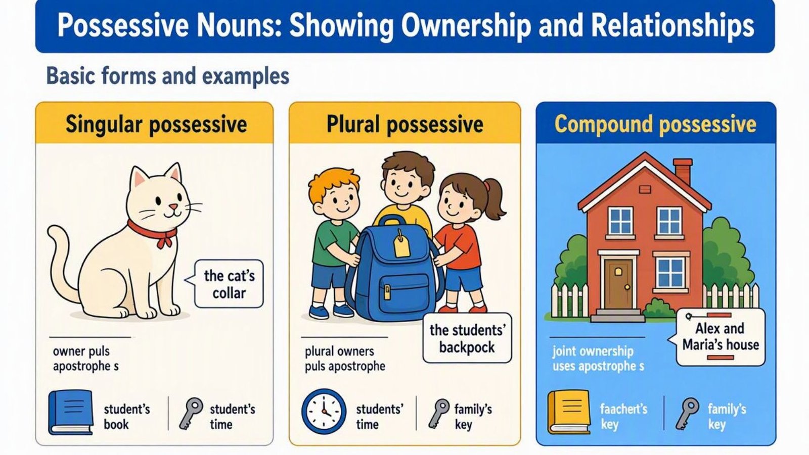 Possessive Nouns: Showing Ownership and Relationships
