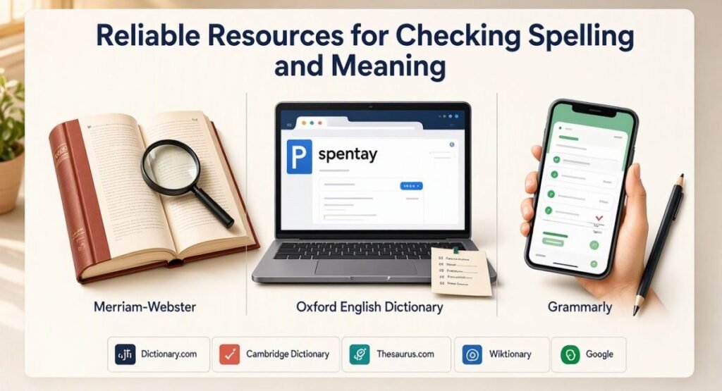 Reliable Resources for Checking Spelling and Meaning