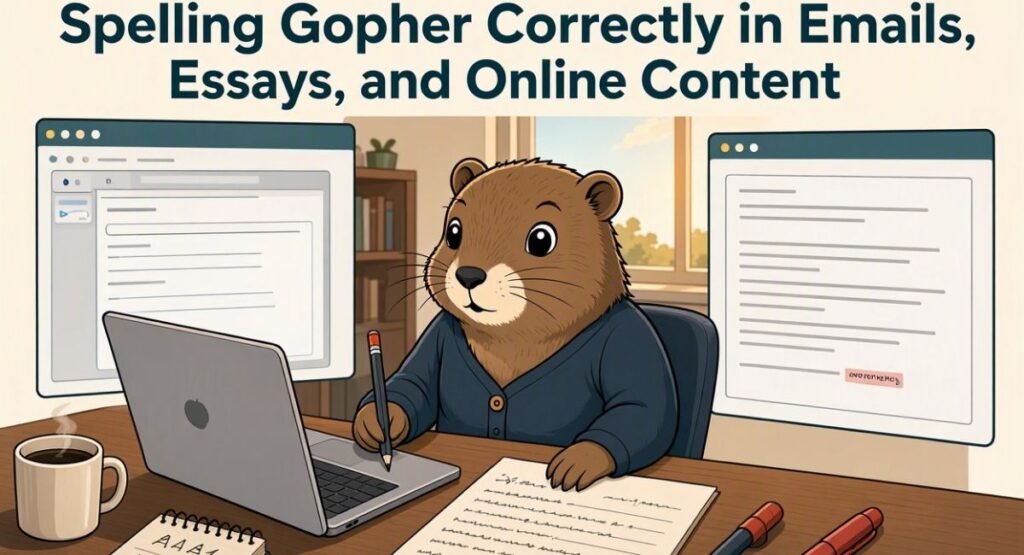 Spelling Gopher Correctly in Emails, Essays, and Online Content