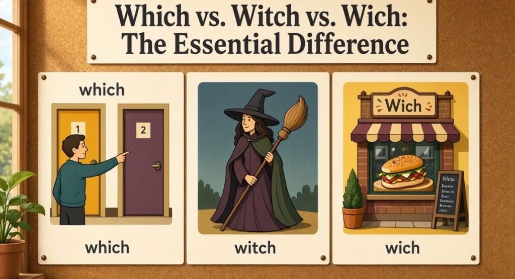 Which vs. Witch vs. Wich: The Essential Difference